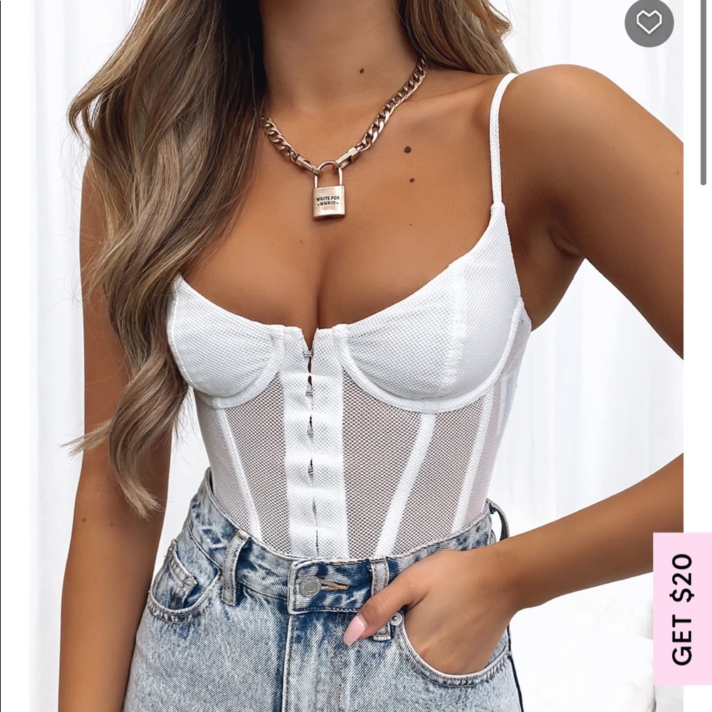 Unapologetic Bustier White